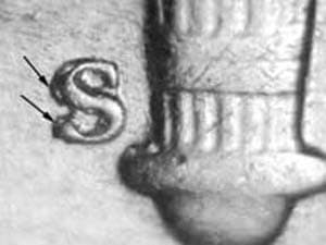 1946-S Repunched Mintmark RPM-020