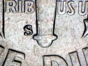 1947-S Repunched Mintmark RPM-005