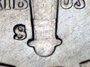1948-S Repunched Mintmark RPM-007