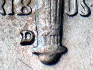 1954-D Repunched Mintmark RPM-001