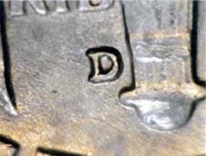 1956-D Repunched Mintmark RPM-002