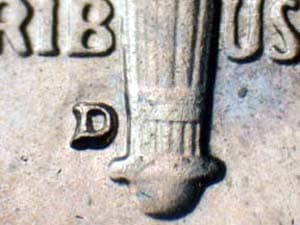 1957-D Repunched Mintmark RPM-003
