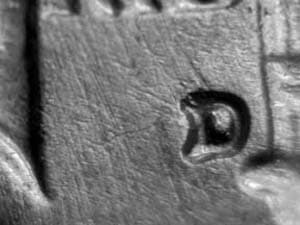1958-D Repunched Mintmark RPM-003