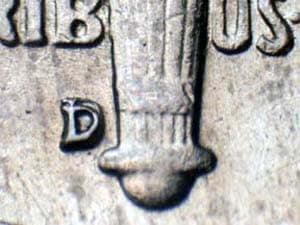 1959-D Repunched Mintmark RPM-001