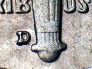 1959-D Repunched Mintmark RPM-003