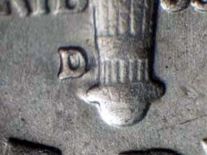 1960-D Repunched Mintmark RPM-003