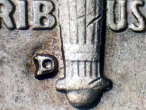 1961-D Repunched Mintmark RPM-001