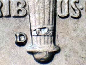 1962-D Repunched Mintmark RPM-003