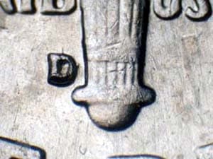 1964-D Repunched Mintmark RPM-003