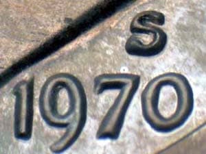 1970-S Repunched Mintmark RPM-005