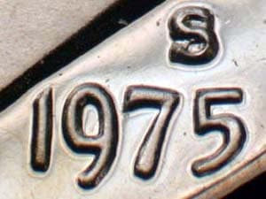 1975-S Repunched Mintmark RPM-001