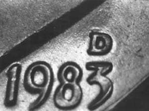 1983-D Repunched Mintmark RPM-001