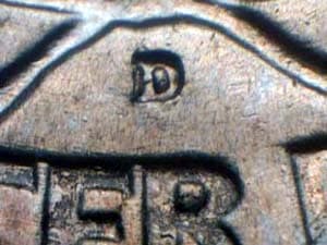 1935-D Repunched Mintmark RPM-001