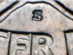 1936-S Repunched Mintmark RPM-001