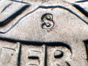 1942-S Repunched Mintmark RPM-001