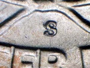 1945-S Repunched Mintmark RPM-002