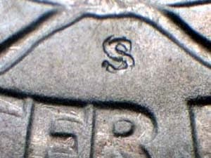 1945-S Repunched Mintmark RPM-003
