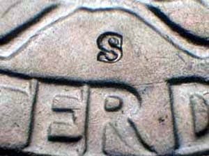 1945-S Repunched Mintmark RPM-007
