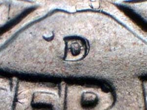 1947-D Repunched Mintmark RPM-002