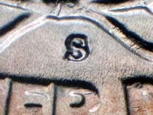 1948-S Repunched Mintmark RPM-001