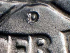 1949-D Repunched Mintmark RPM-002