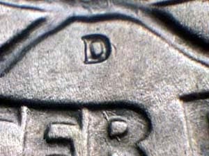 1950-D Repunched Mintmark RPM-003