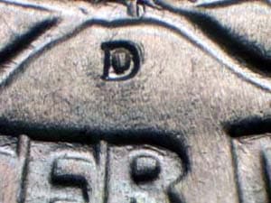 1950-D Repunched Mintmark RPM-006
