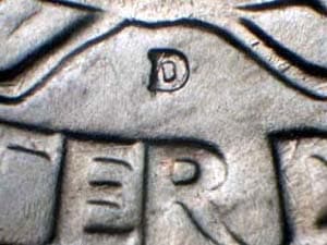 1951-D Repunched Mintmark RPM-002