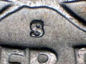 1952-S Repunched Mintmark RPM-003