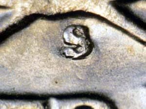 1952-S Repunched Mintmark RPM-004