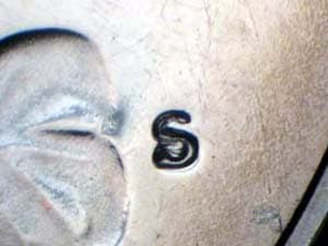 1971-S Repunched Mintmark RPM-005