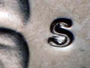 1971-S Repunched Mintmark RPM-009
