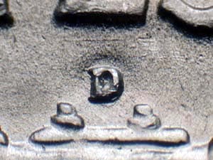 1950-D Repunched Mintmark RPM-001