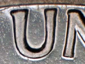 1957 Doubled Die Reverse DDR-003