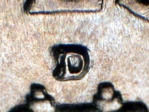 1962-D Repunched Mintmark RPM-001