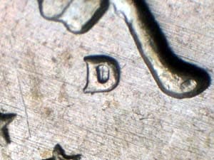 1964-D Repunched Mintmark RPM-010