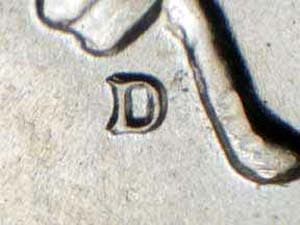 1964-D Repunched Mintmark RPM-012