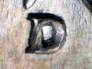 1943-D Repunched Mintmark RPM-008