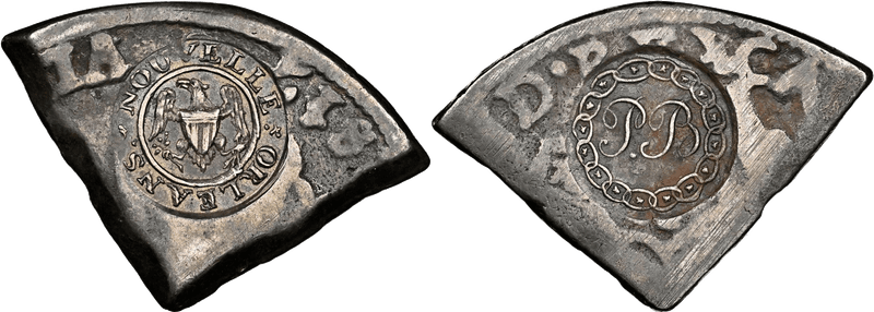 (1811-15) Token HT-126, N. Orleans on Counterfeit 8r LA M