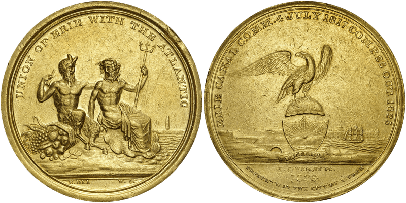 1826 So-Called Dollar HK-1001, Erie Canal