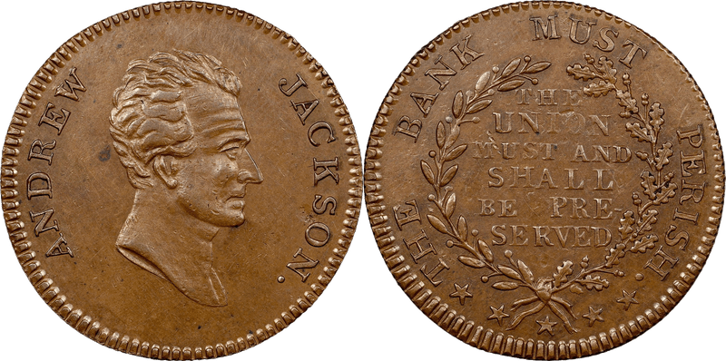 (1832) Token HT-1, Andrew Jackson