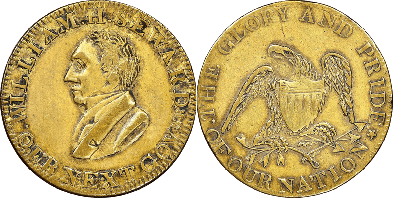 (1834) Brass Token HT-27, William Seward