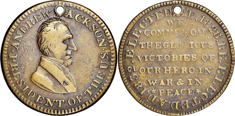 (1834) Token HT-4, Andrew Jackson