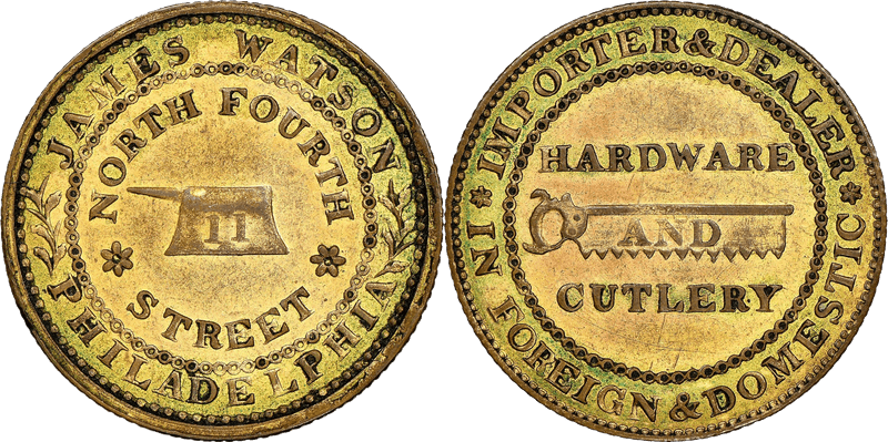 (1835) Token HT-421, Philadelphia PA