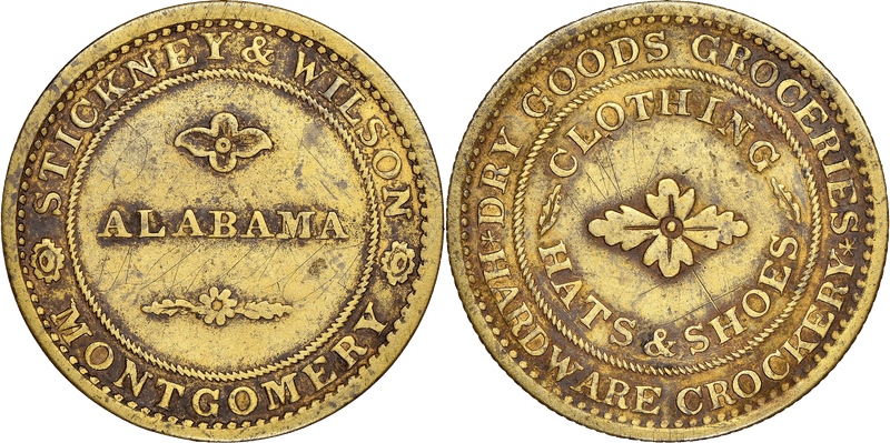 (1835) Token HT-99, Montgomery, Stickney & Wilson Al
