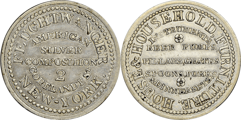 (1837-8) Token HT-261, New York NY