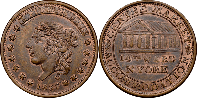 (1837) Token HT-240, New York NY