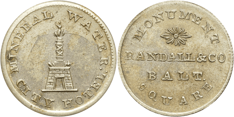 (1840-42) Token HT-147, Baltimore MD