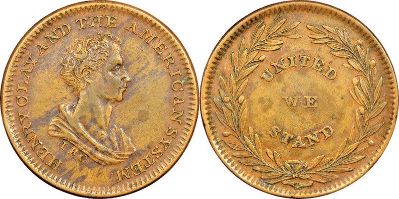 (1840) Brass Token HT-79A, Henry Clay