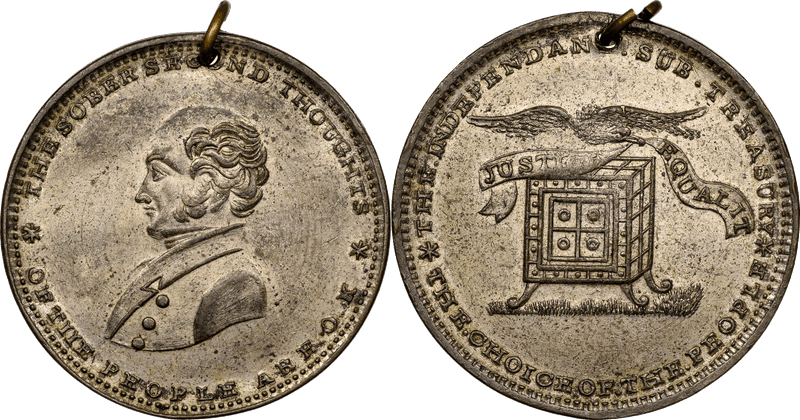(1840) Token HT-75B, Martin Van Buren